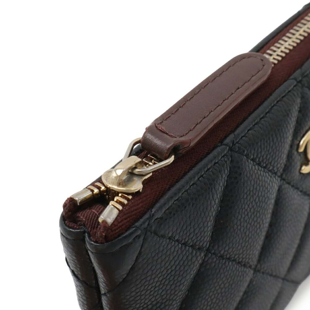 Chanel O Case Clutch Quilted Caviar #256159C88B - Picture 5 of 8